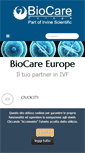 Mobile Screenshot of biocareeurope.com